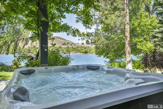 a view of a backyard of a house