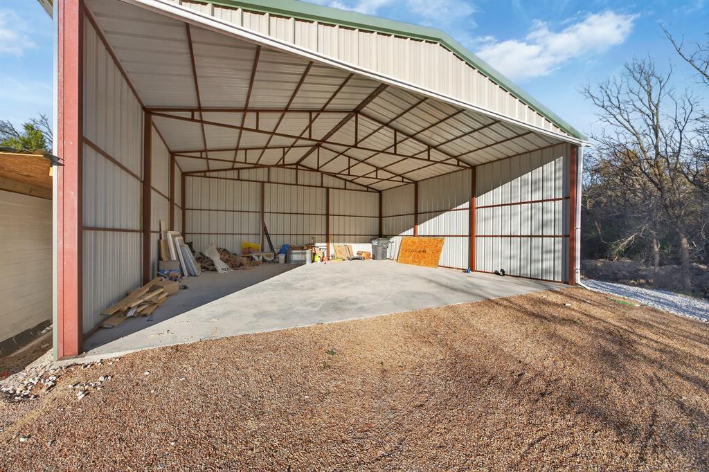 6775 Silver Creek Azle Road Azle, TX 76020 - Photo 29 of 40 View of pole building with a detached carport