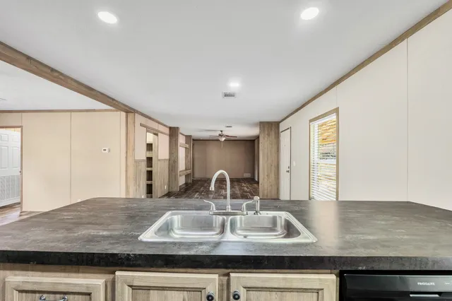 a close view of wooden cabinets