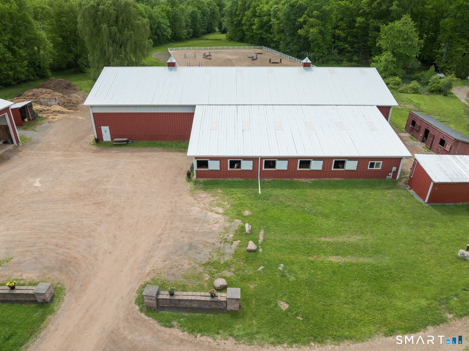 949 North Street Suffield, CT 06078 - Photo 26 of 33 a aerial view of a house