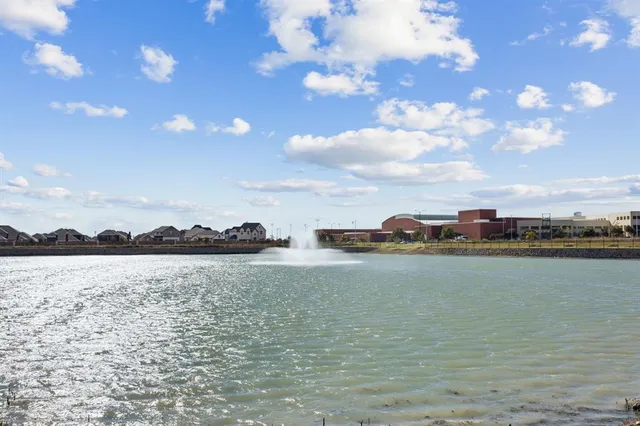 a view of lake and mountain