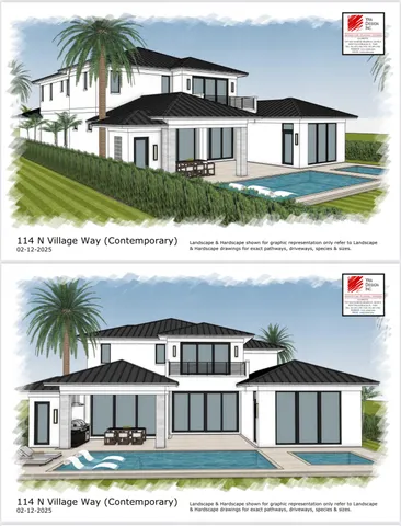 a front view of residential houses with yard