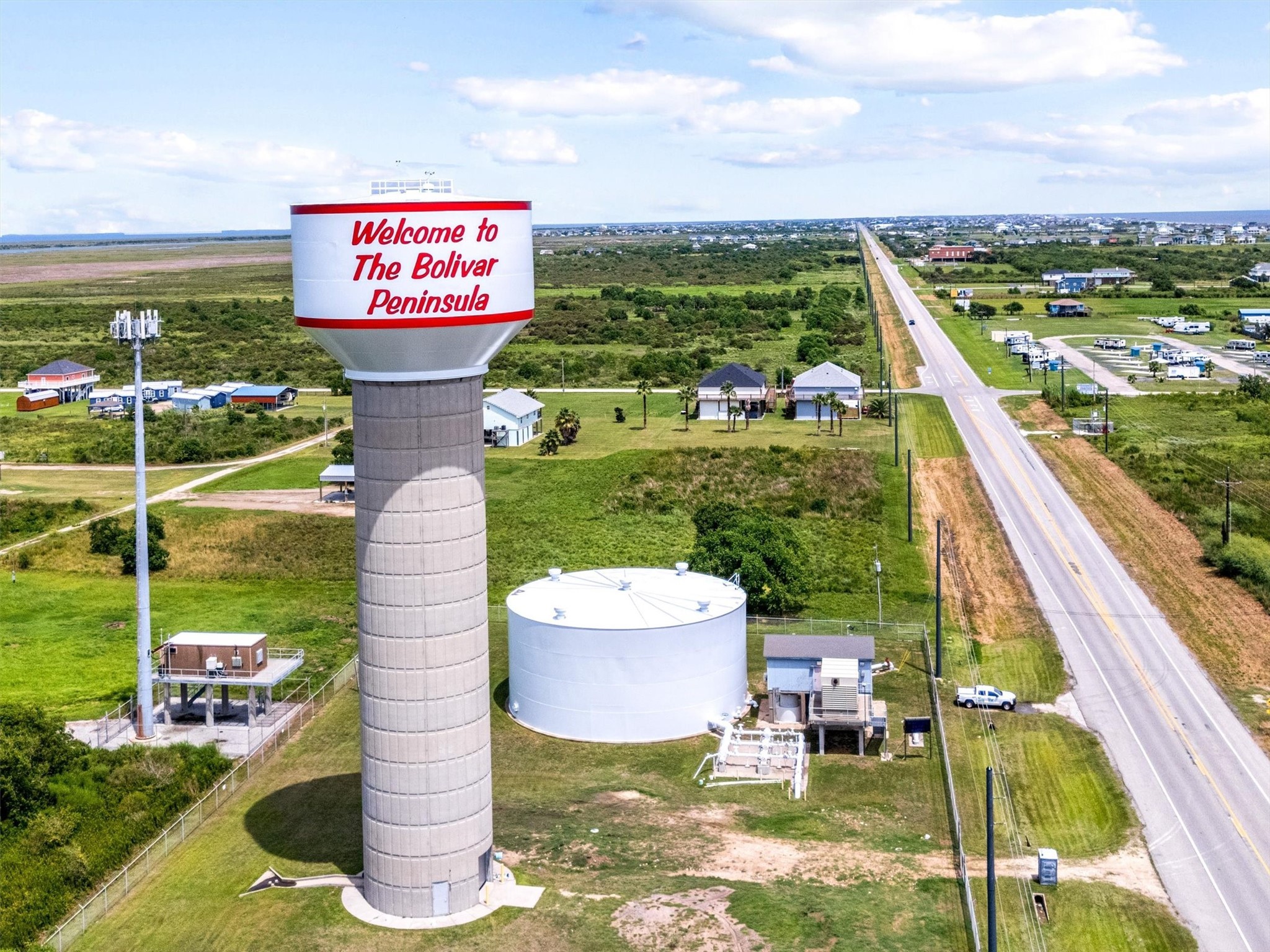 332 Atkinson Street Port Bolivar, TX 77650 - Photo 11 of 30 a view of a city from a balcony