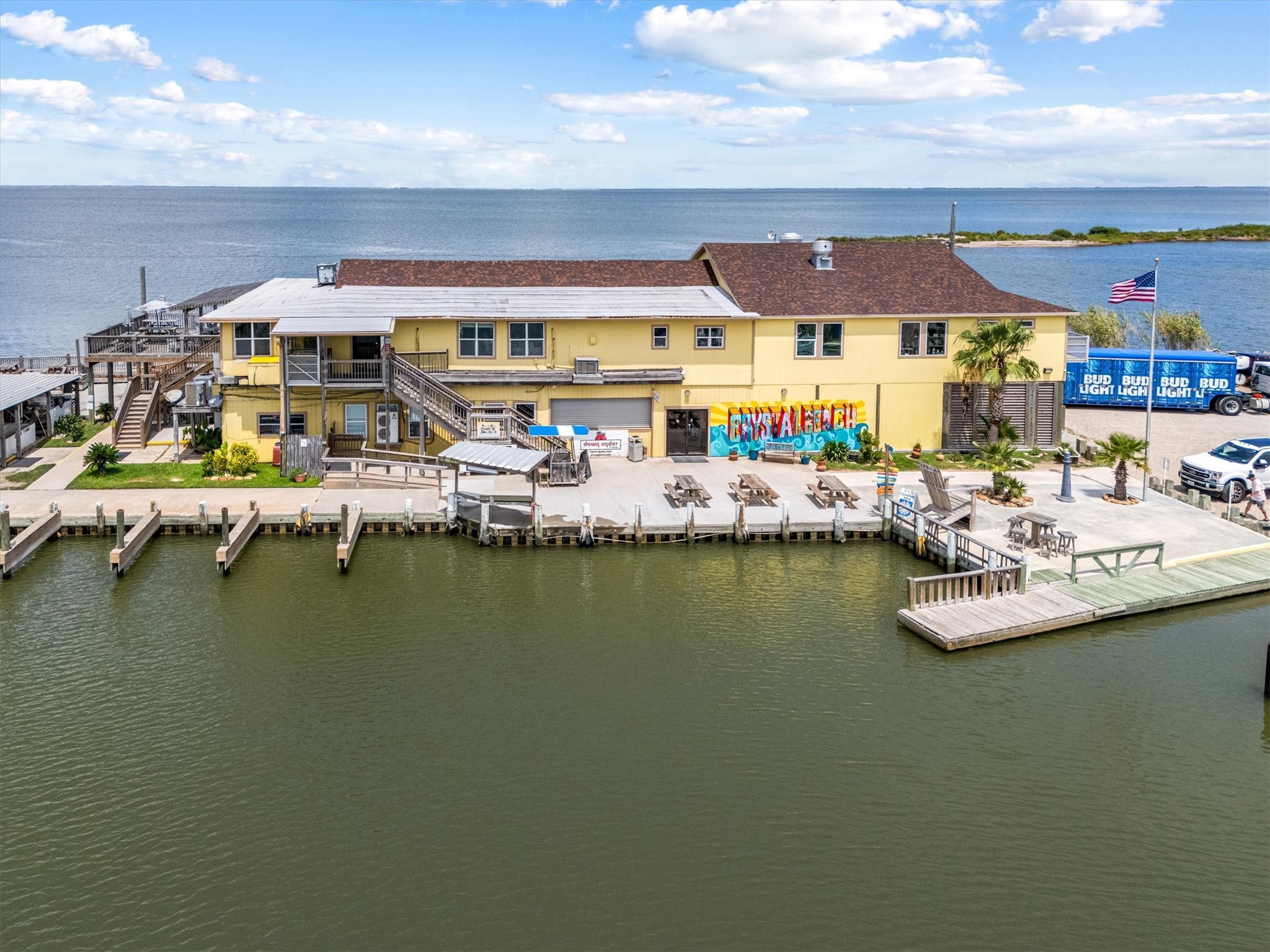 332 Atkinson Street Port Bolivar, TX 77650 - Photo 16 of 30 a view of swimming pool with outdoor seating