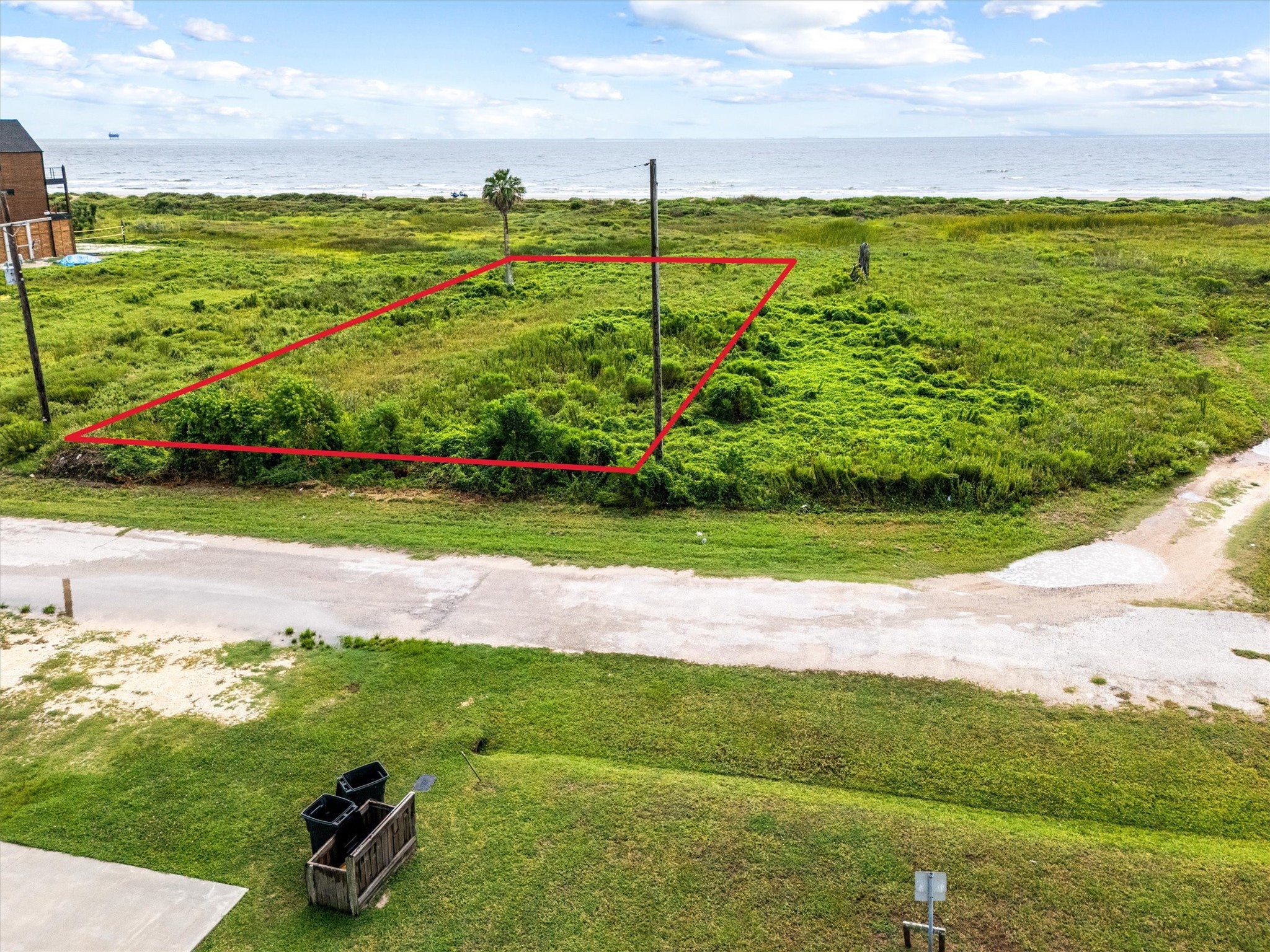 332 Atkinson Street Port Bolivar, TX 77650 - Photo 10 of 30 a view of a field with an ocean
