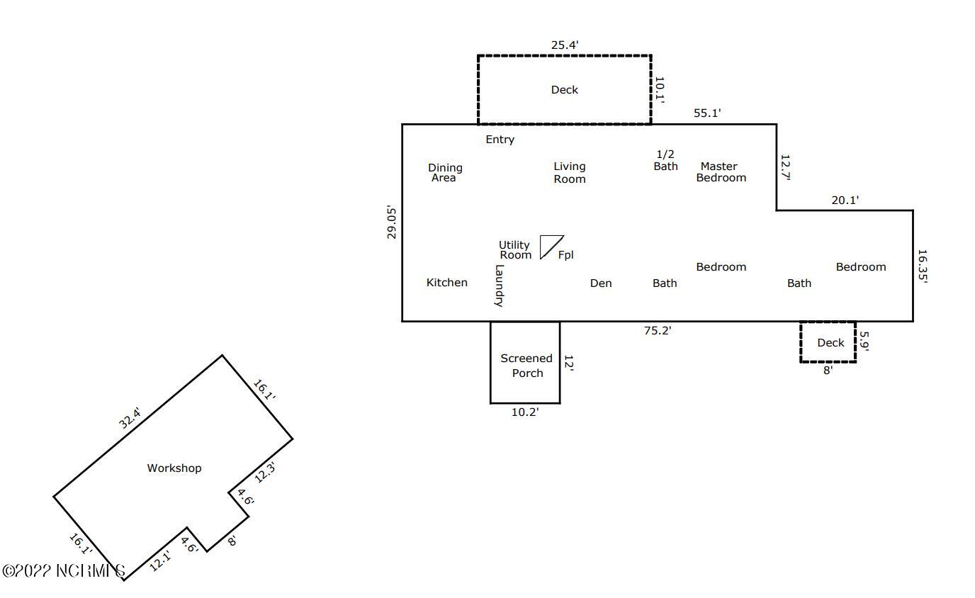 286 State Highway 210 Holly Ridge, NC 28445 - Photo 13 of 14 General Layout Sketch