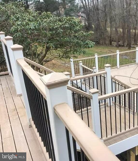66 Kirk Road Garnet Valley, PA 19060 - Photo 26 of 37 a view of balcony with wooden floor and seating