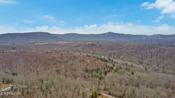 a view of an outdoor space and mountain view