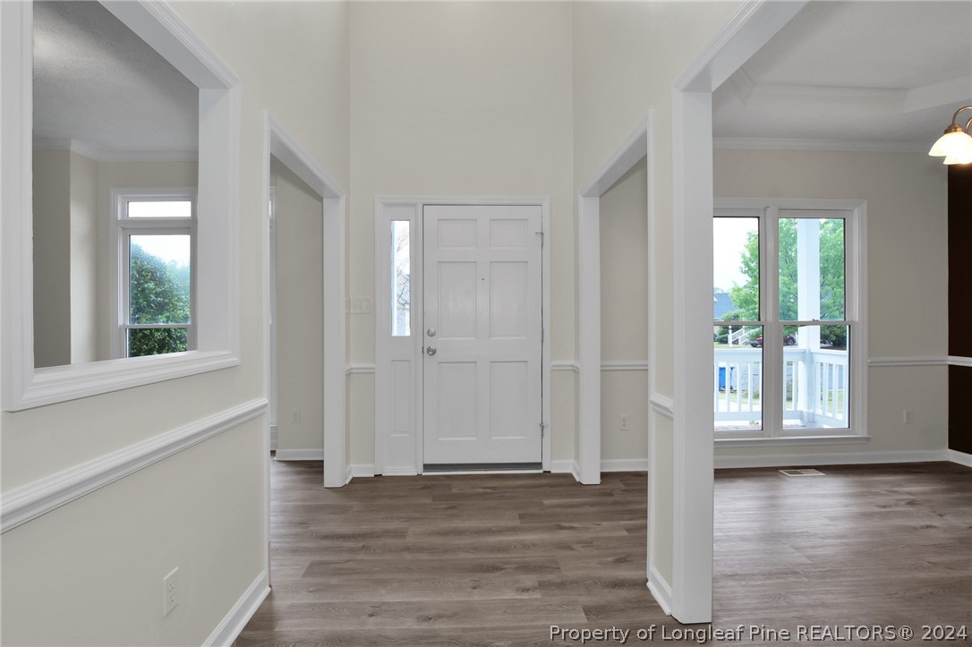 4780 Deer Lakes Road Fayetteville, NC 28311 - Photo 14 of 36 a view of entryway with wooden floor