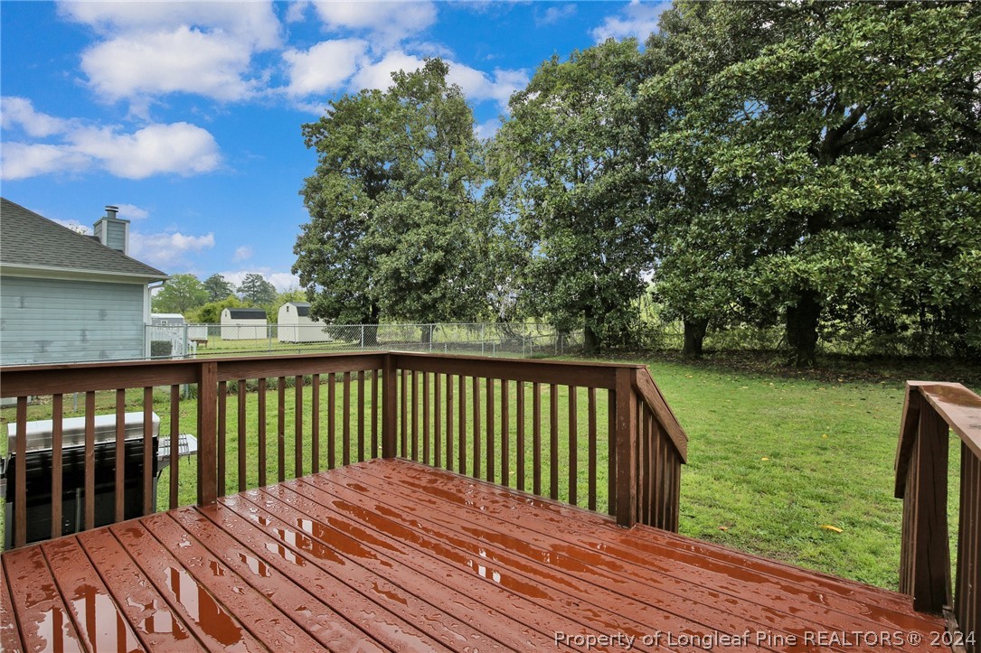 4780 Deer Lakes Road Fayetteville, NC 28311 - Photo 31 of 36 a view of balcony with wooden floor