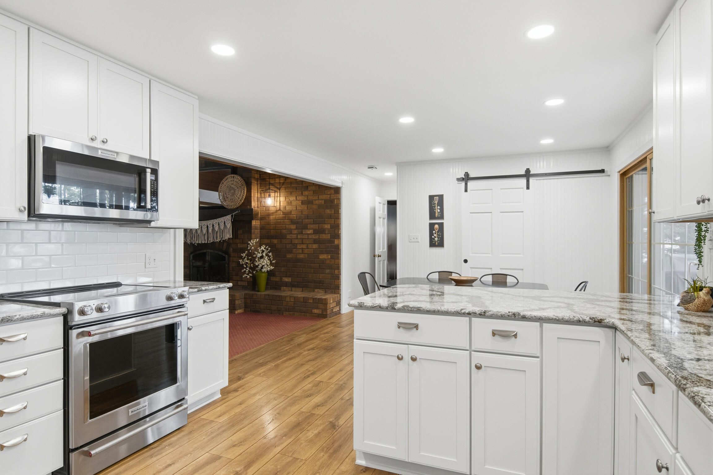 8837 Johnson Road Kaleva, MI 49645 - Photo 14 of 44 Kitchen and Eating Area