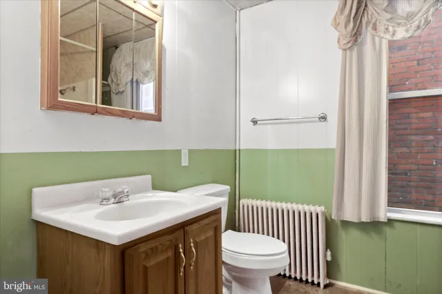 a bathroom with a sink and a toilet