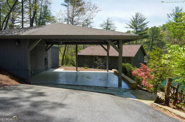 a view of a building with many windows
