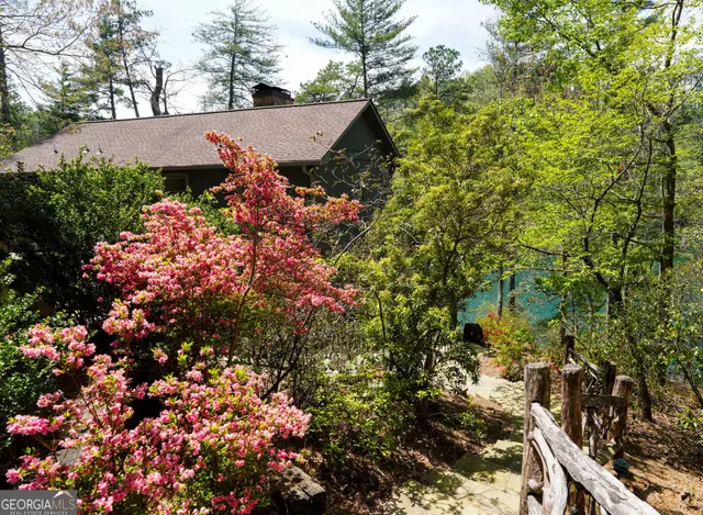 a view of outdoor space and deck