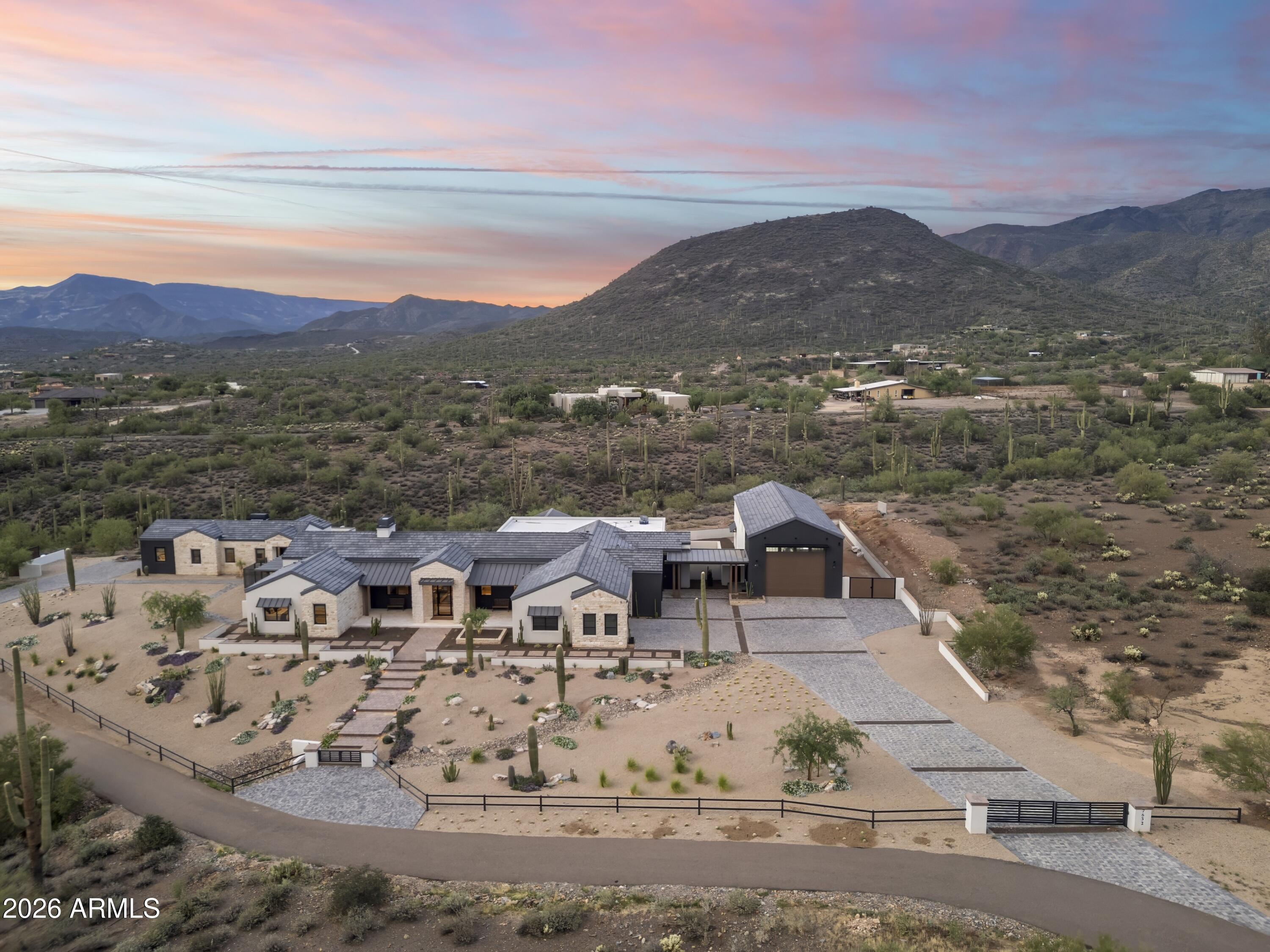 7632 East Grapevine Road Cave Creek, AZ 85331 - Photo 7 of 108 front elevation Aerial
