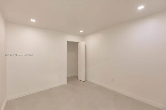 a view of an empty room