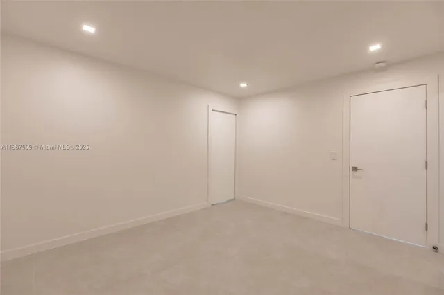 a view of an empty room