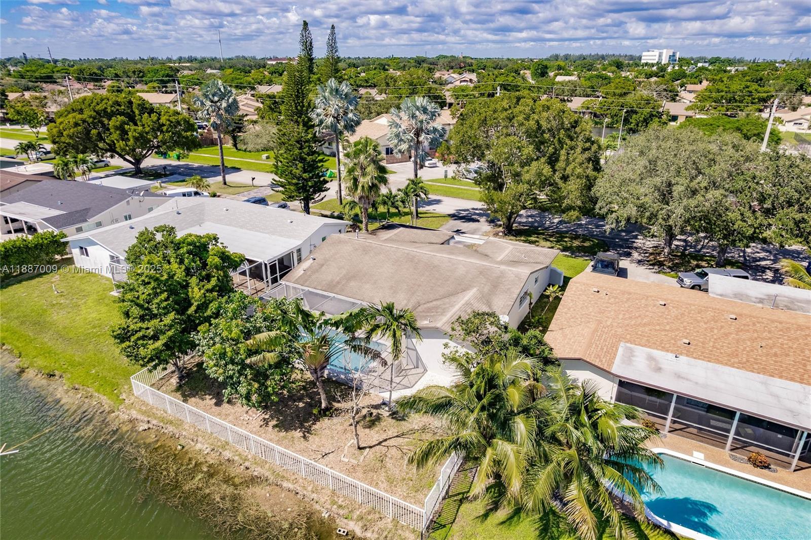 10760 Northwest 29th Manor Sunrise, FL 33322 - Photo 33 of 38 an aerial view of a house with a yard