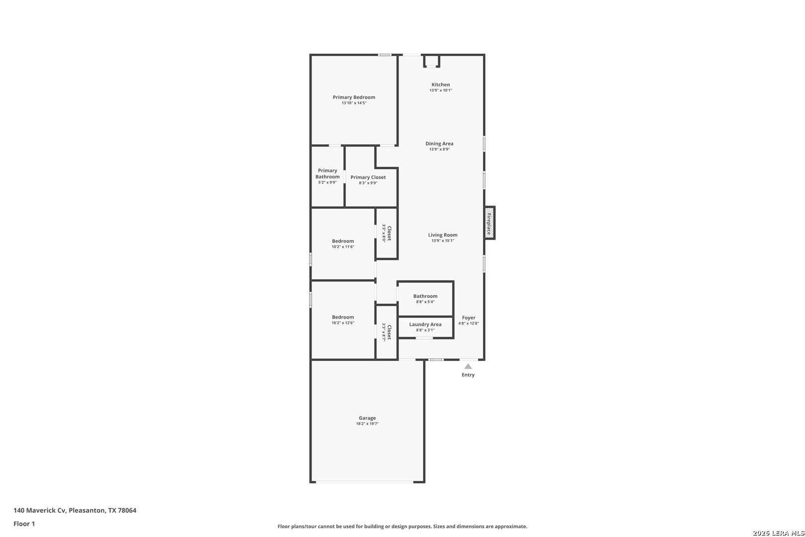 140 Maverick Cove Pleasanton, TX 78064 - Photo 26 of 26 a picture of a floor plan