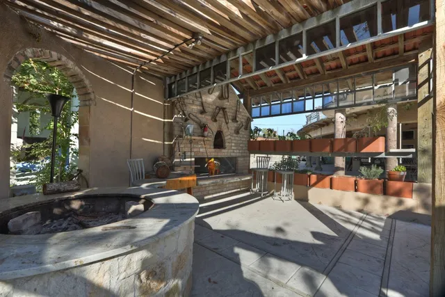 a view of a building with street