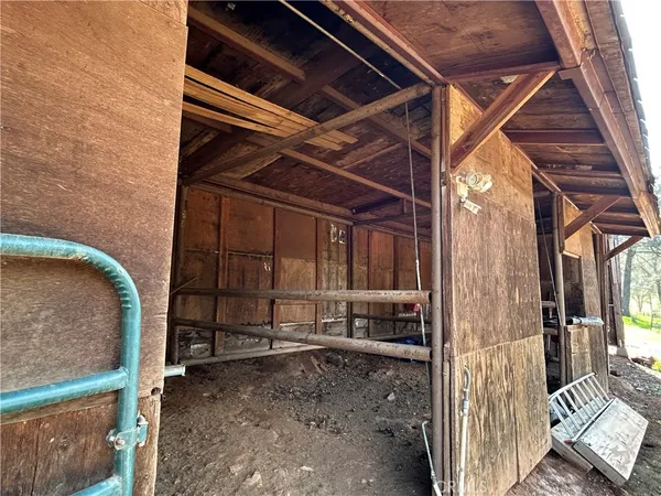 a view of storage and utility room