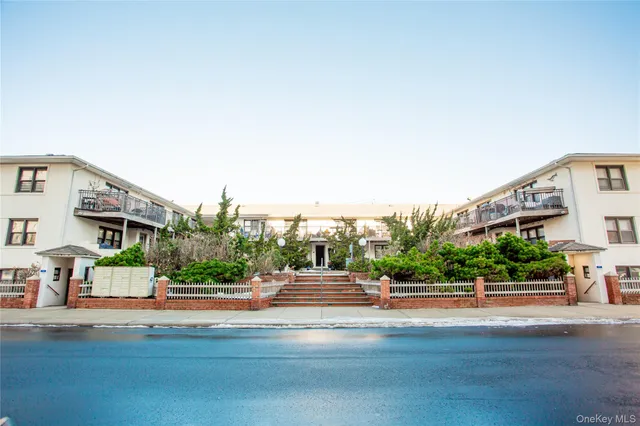 a view of street with houses