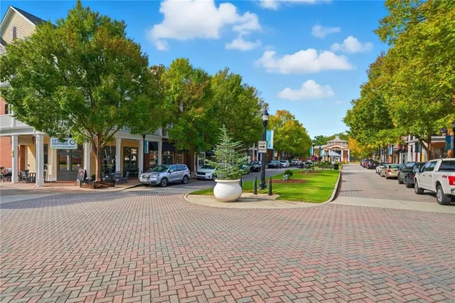 a car parked in front of a building