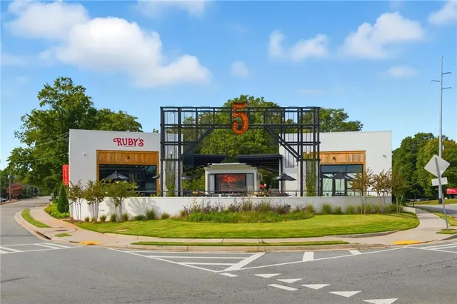 a view of a roof deck