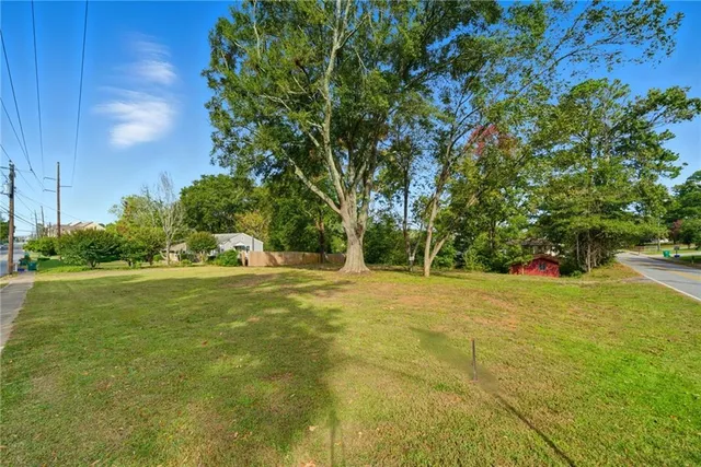 a view of outdoor space and yard