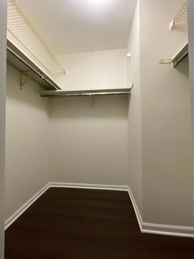 202 South Waters Edge Drive, Unit 201 Glendale Heights, IL 60139 - Photo 9 of 15 a view of an empty walk in closet