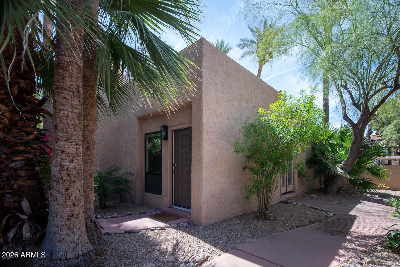 4540 North 44th Street, Unit 50 Phoenix, AZ 85018 - Photo 23 of 31 a view of backyard with plants and trees
