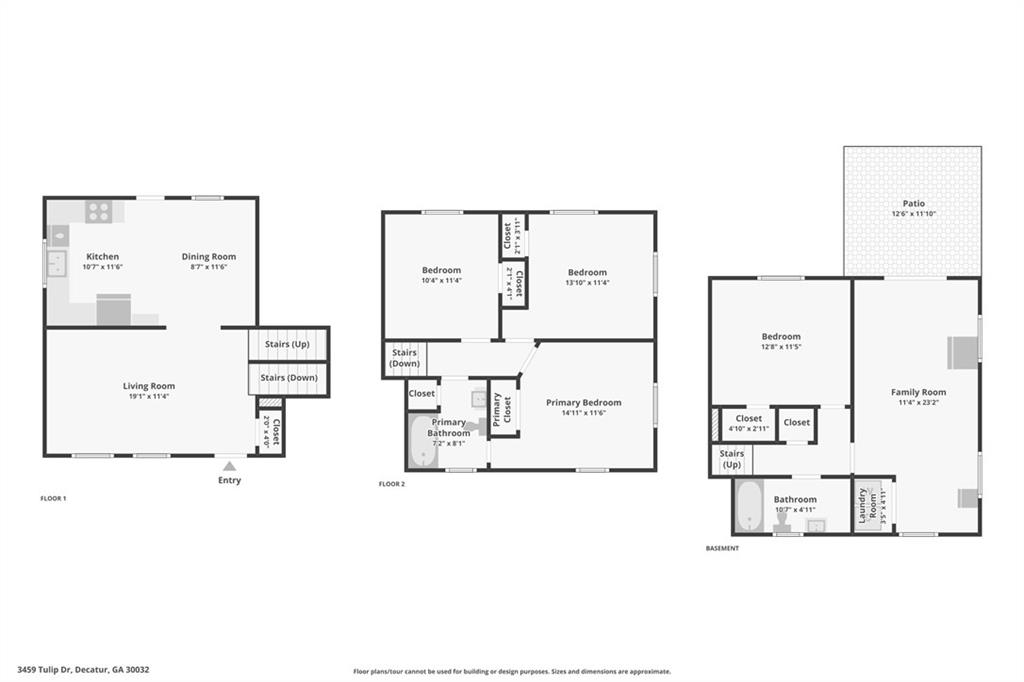 3459 Tulip Drive Decatur, GA 30032 - Photo 17 of 17 a black and white photo of a living room