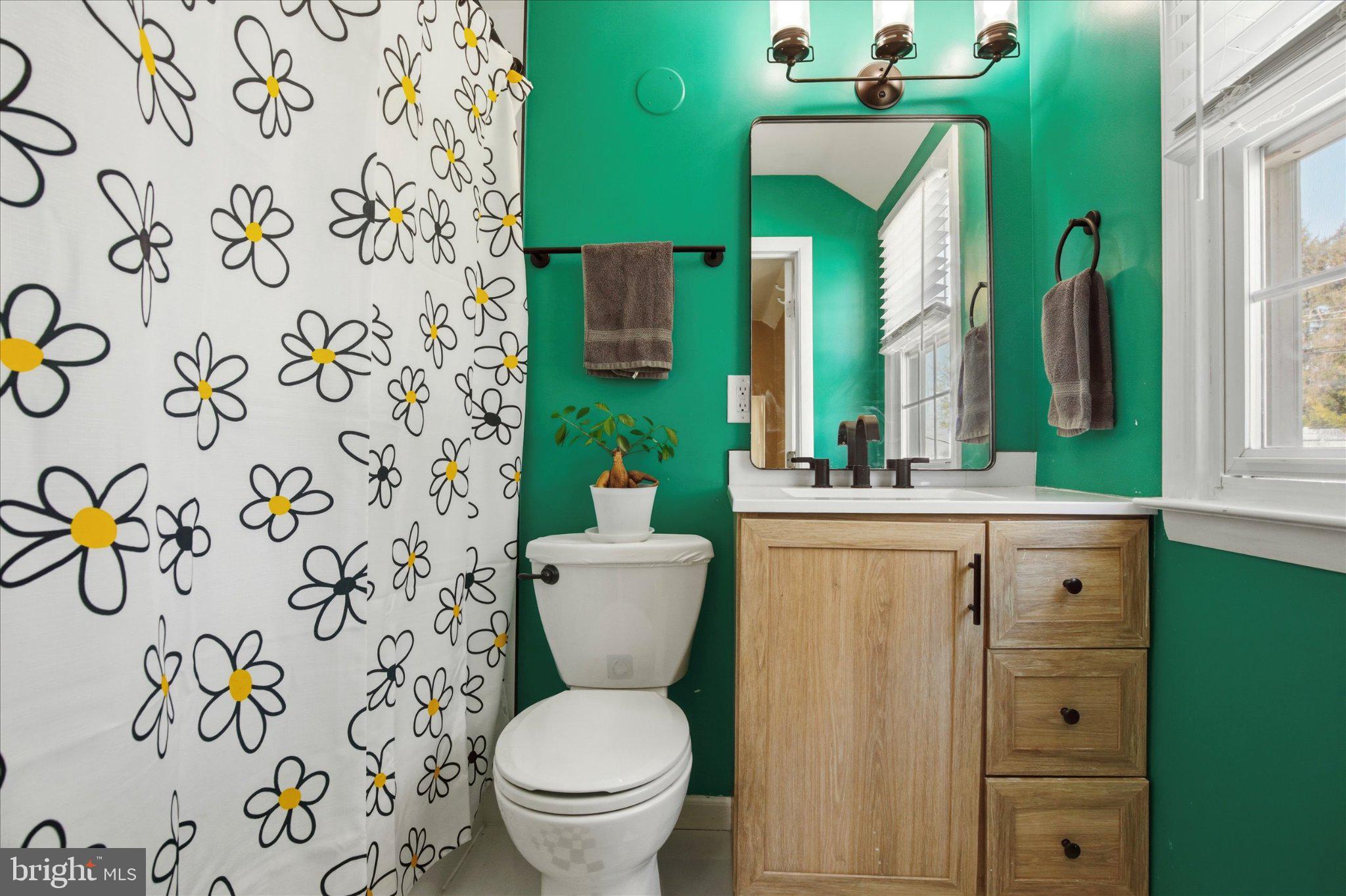 2907 Kanes Road Willow Grove, PA 19090 - Photo 13 of 28 Vibrant bathroom with floral accents.