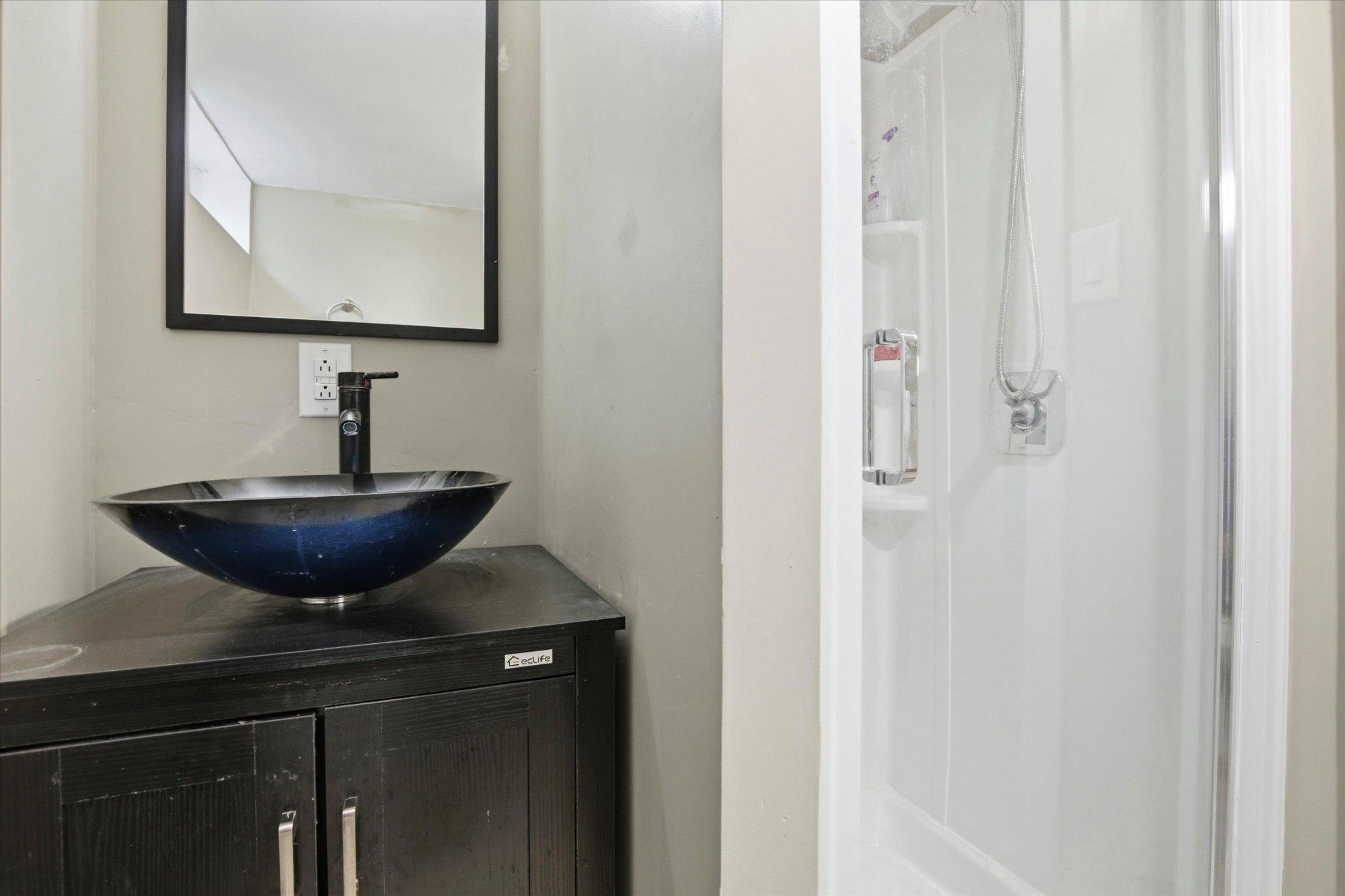 2907 Kanes Road Willow Grove, PA 19090 - Photo 22 of 28 Sleek basement bathroom with modern fixtures.
