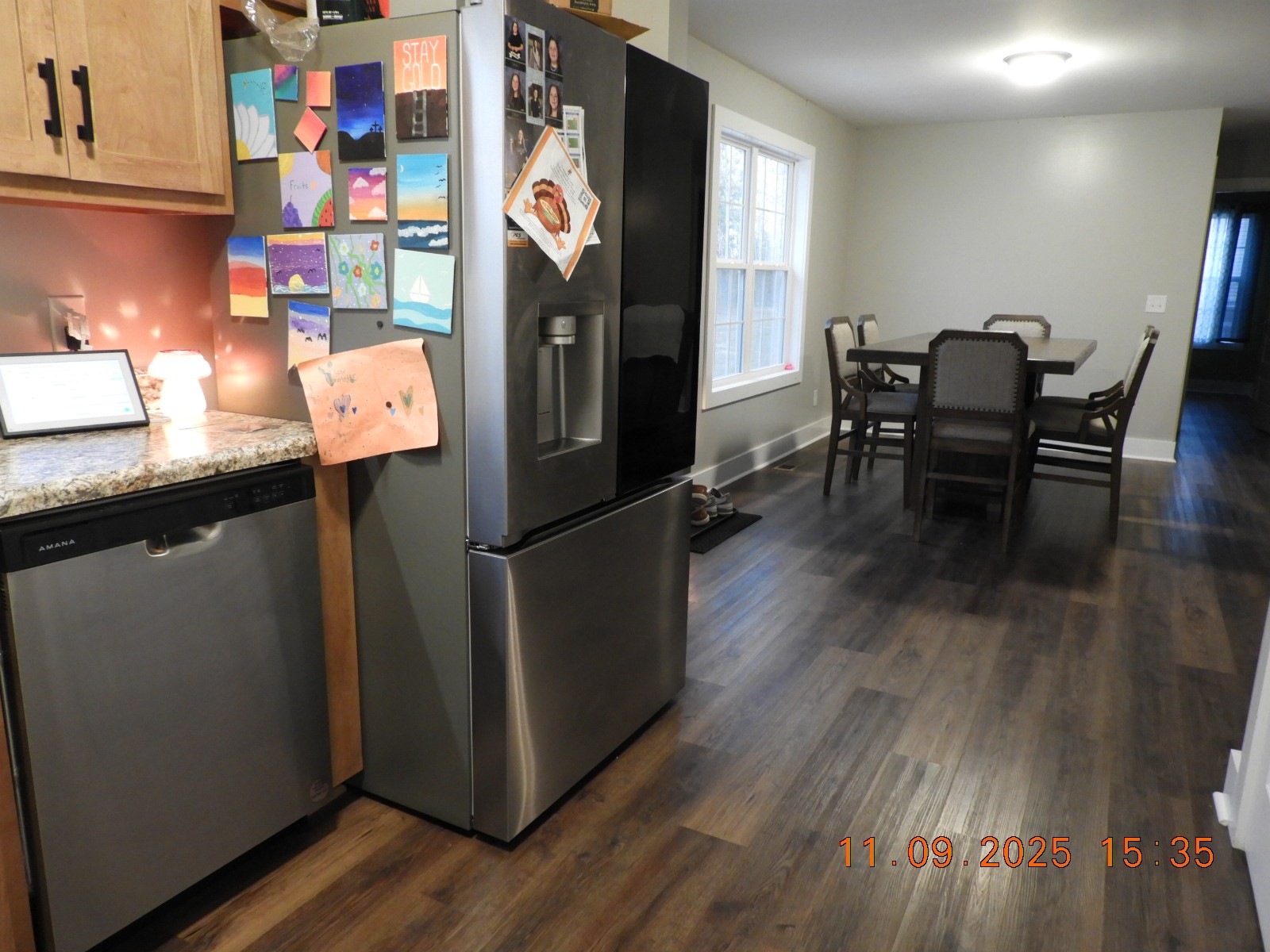 3135 Oak Grove Road Goodspring, TN 38460 - Photo 47 of 62 a kitchen with stainless steel appliances granite countertop a refrigerator and a dining table