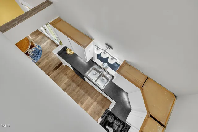 a view of a swimming pool with outdoor space