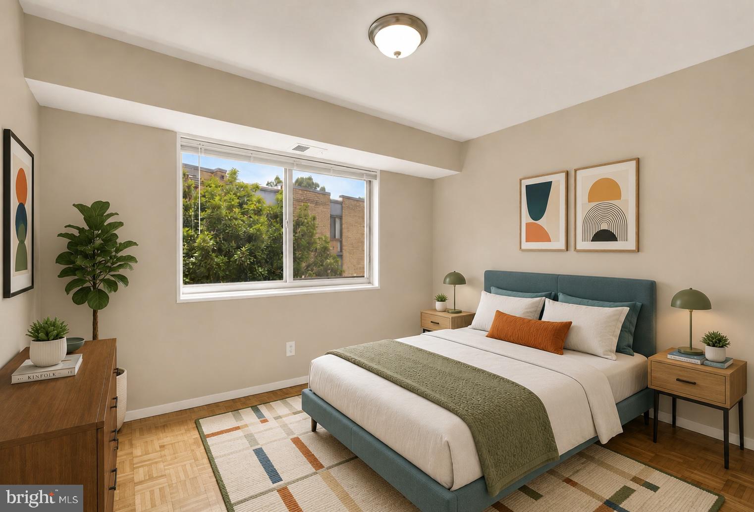 7056 Eastern Avenue Northwest, Unit 107 Washington, DC 20012 - Photo 23 of 36 Bedroom Two - virtually staged