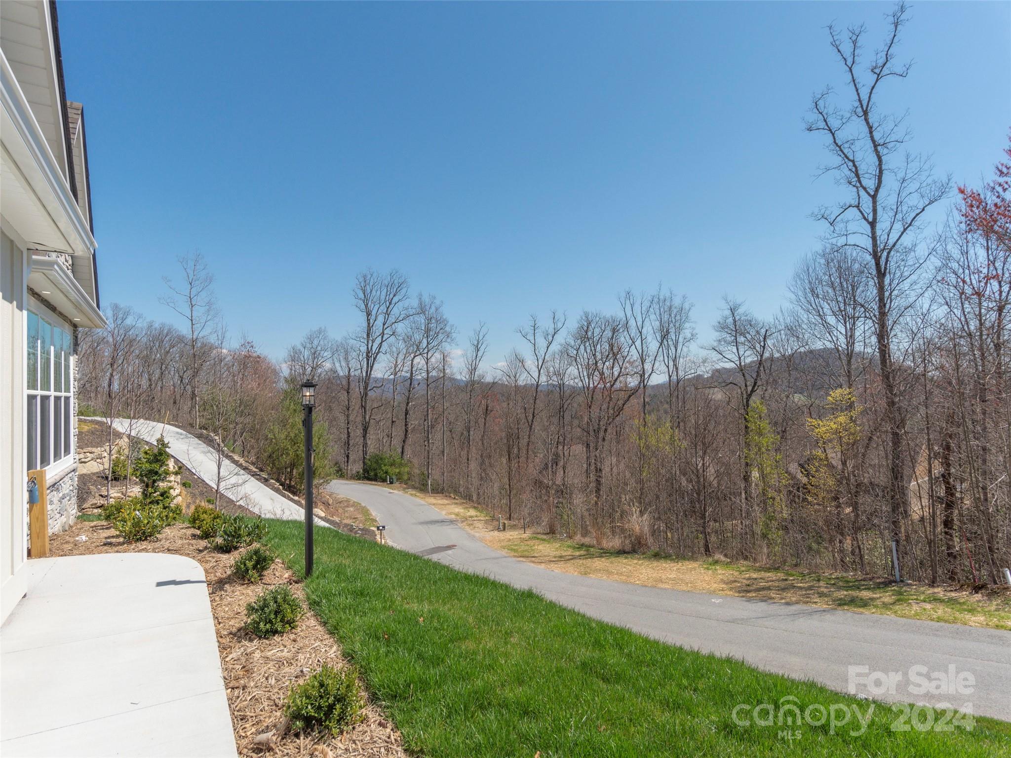 113 Millbrae Loop Hendersonville, NC 28791 - Photo 3 of 35 a backyard of a house with lots of green space