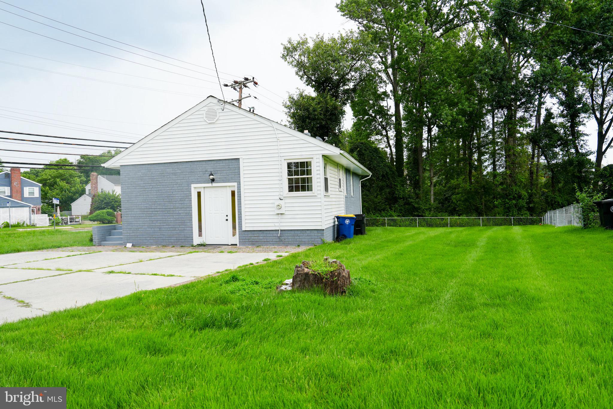 8300 Cathedral Avenue New Carrollton, MD 20784 - Photo 23 of 43 a view of a backyard with plants and large tree