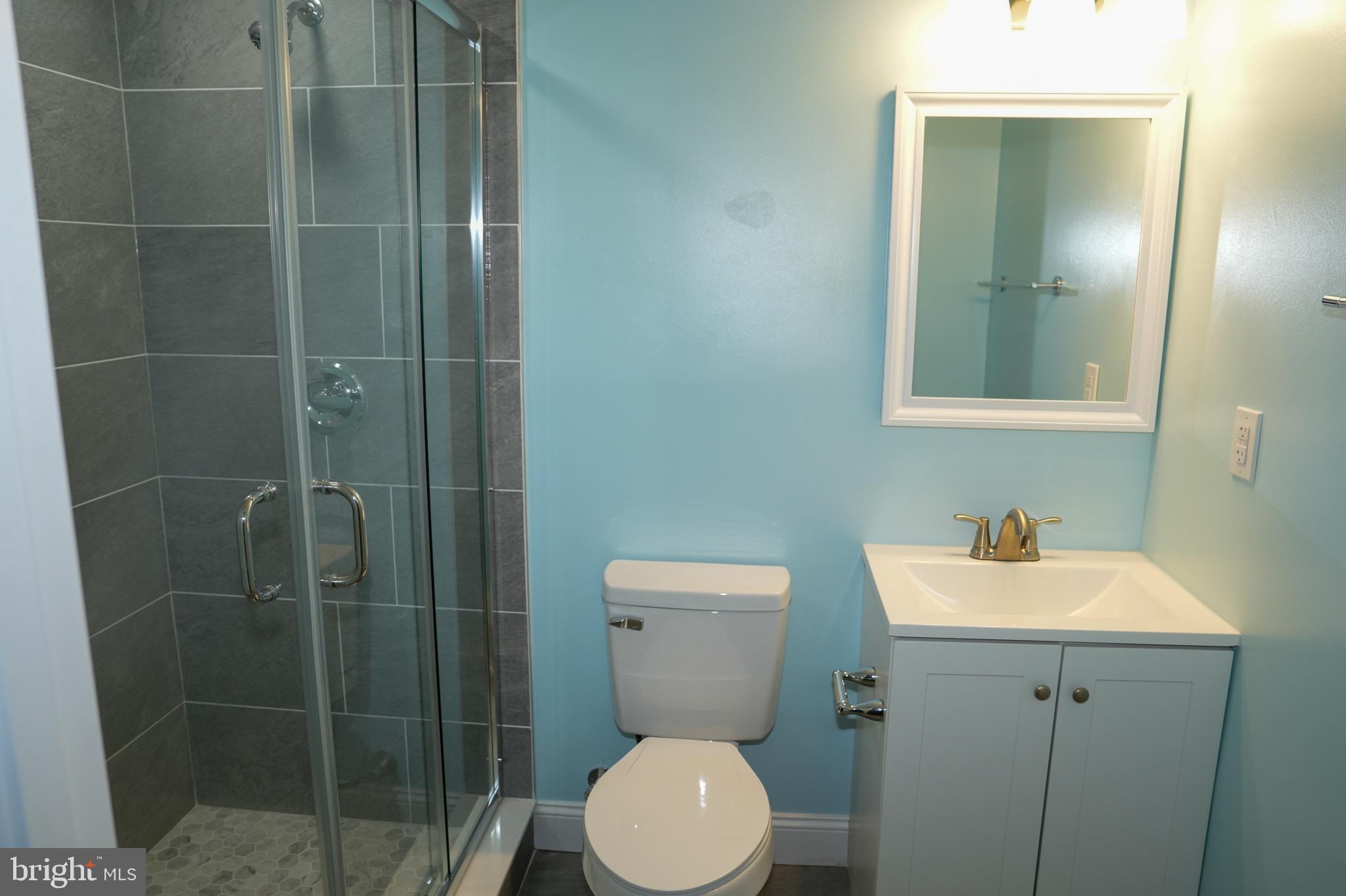 8300 Cathedral Avenue New Carrollton, MD 20784 - Photo 37 of 43 a bathroom with a sink toilet and shower