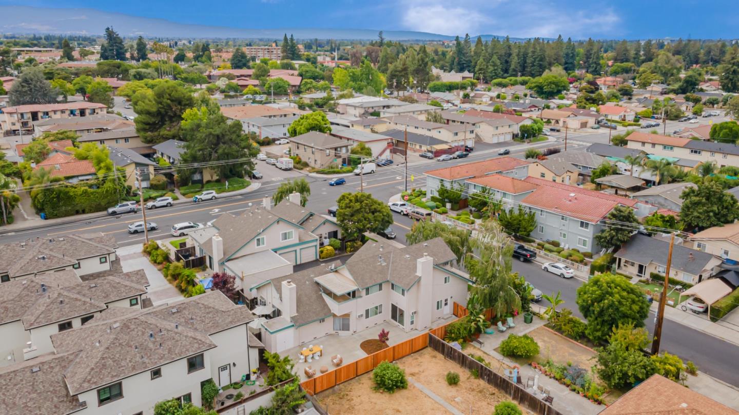 1298 Reeve Street Santa Clara, CA 95050 - Photo 26 of 28 an aerial view of a house with a yard