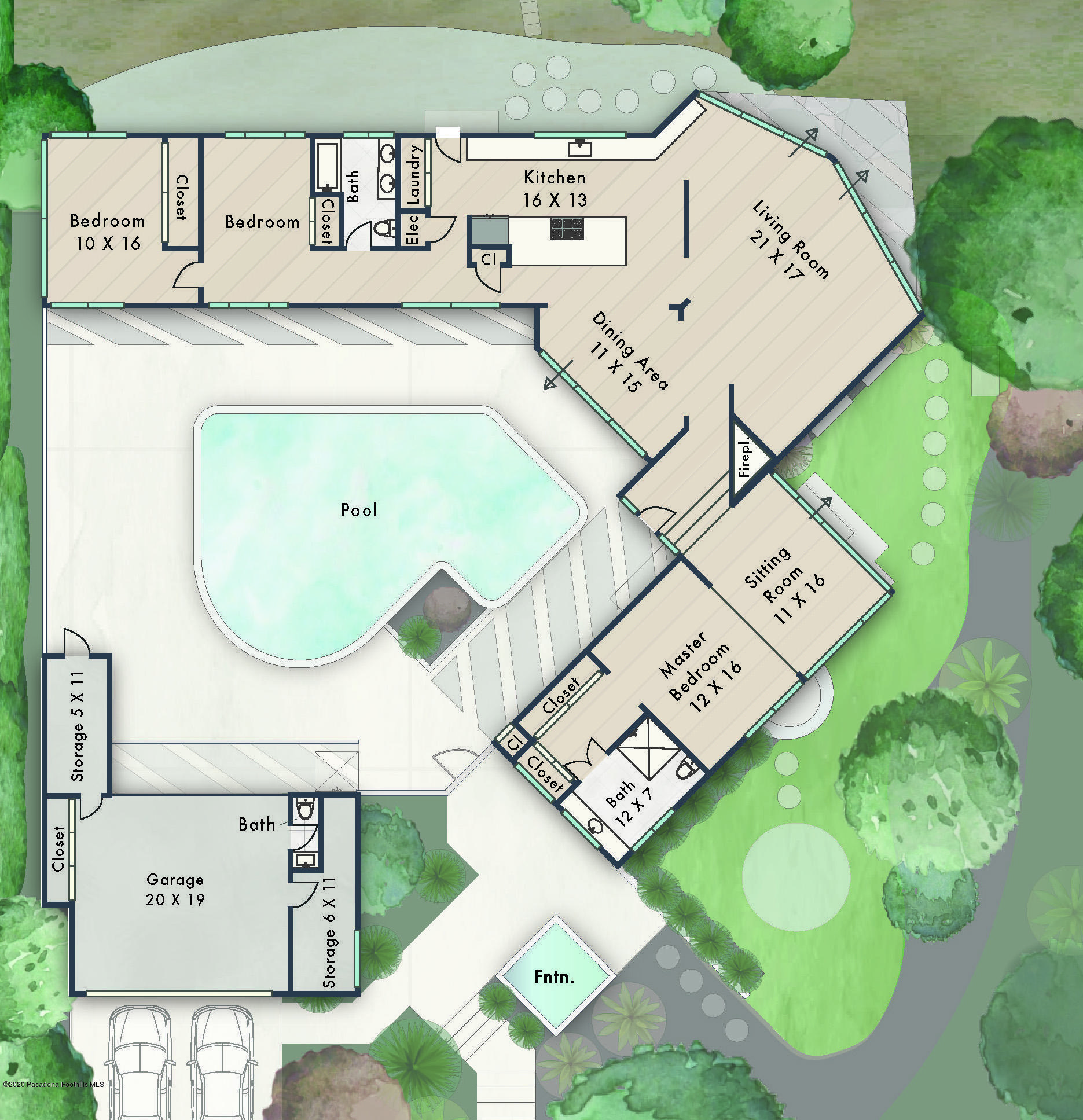 2210 Cielo Place Arcadia, CA 91006 - Photo 38 of 39 an aerial view of a sitting area