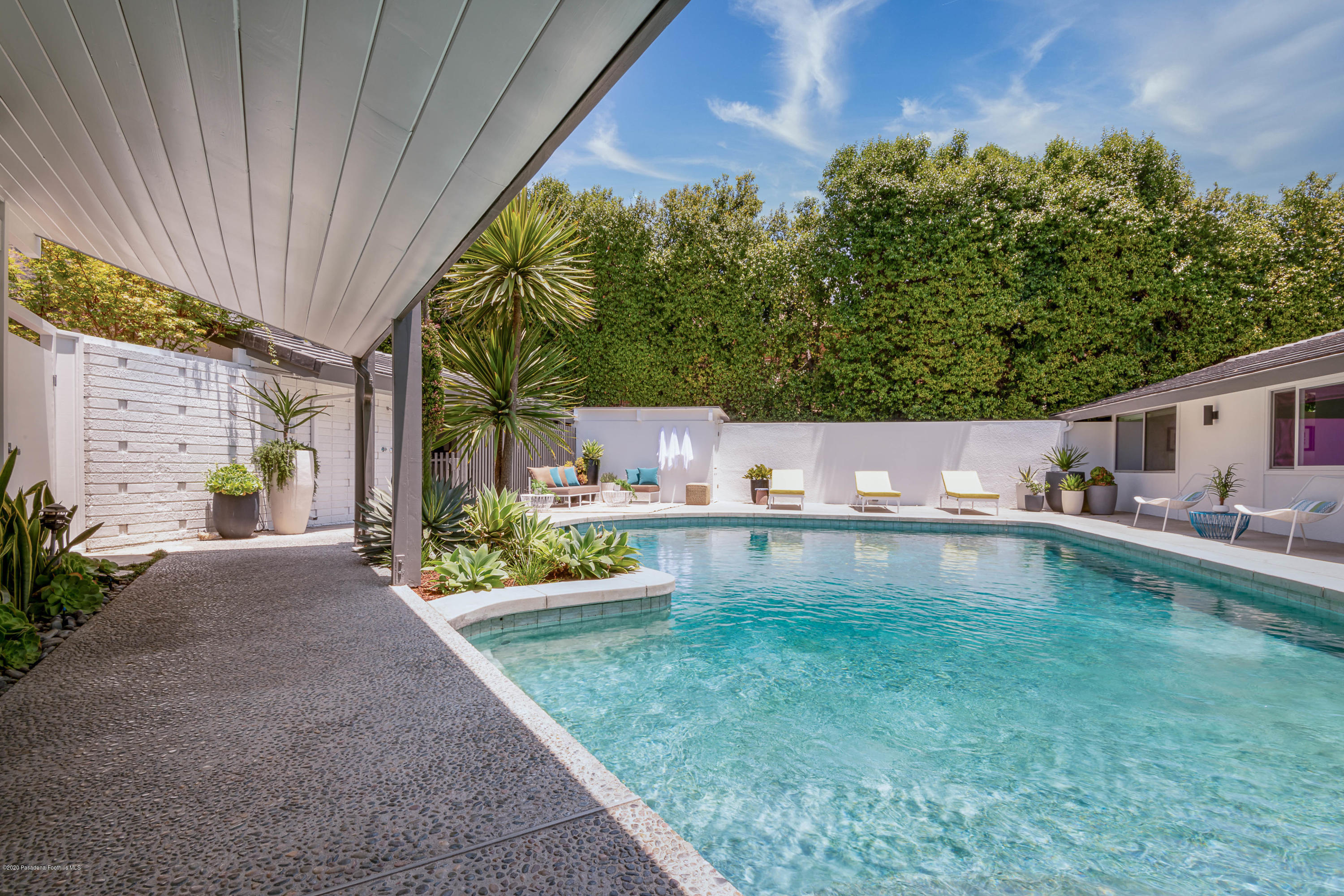 2210 Cielo Place Arcadia, CA 91006 - Photo 5 of 39 a view of swimming pool with outdoor seating and plants