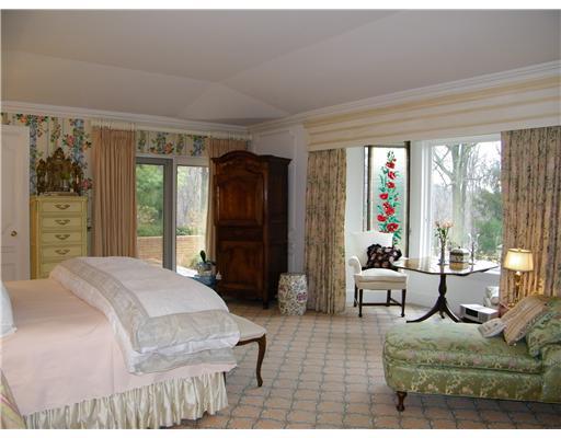 209 Spanish Tract Road Edgeworth, PA 15143 - Photo 15 of 18 Master Bedroom. Maser Suite with wak out bay window offers views of private grounds.