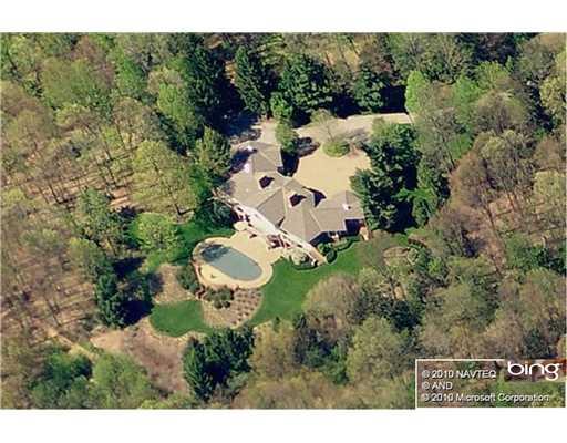 209 Spanish Tract Road Edgeworth, PA 15143 - Photo 7 of 18 Aerial View. Birdseye view, as shown on Bing Maps. Dramatic roof lines, extensive landscaping, and surrounding privacy demonstrated with birdseye view.