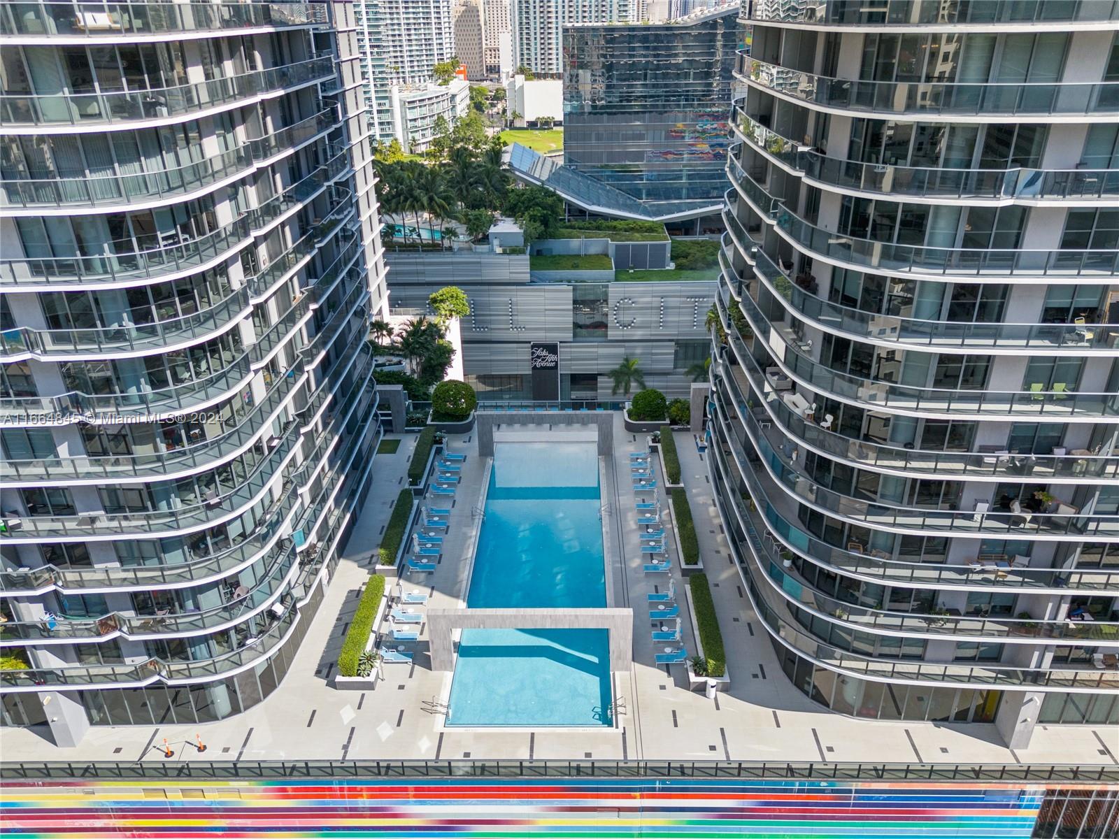 55 Southwest 9th Street, Unit 2804 Miami, FL 33130 - Photo 21 of 25 9th floor pool