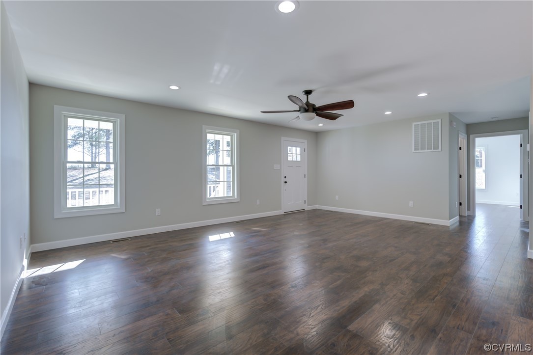 0 Lincoln Road Hanover, VA 23069 - Photo 6 of 36 a view of an empty room with wooden floor and a window