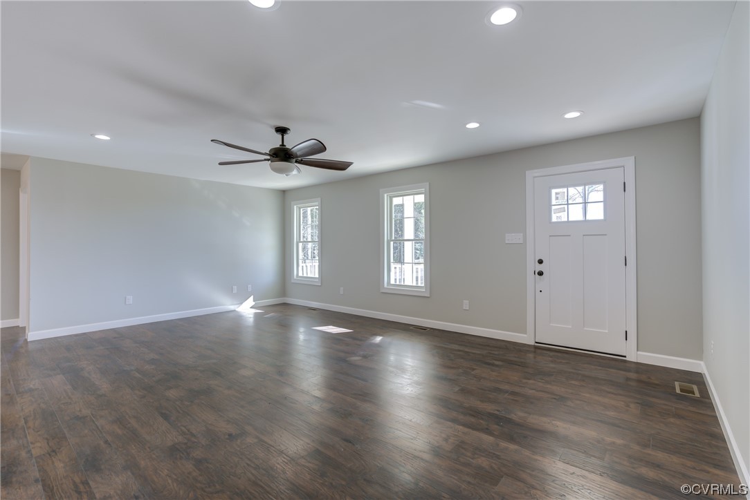 0 Lincoln Road Hanover, VA 23069 - Photo 7 of 36 a view of an empty room with wooden floor and a window