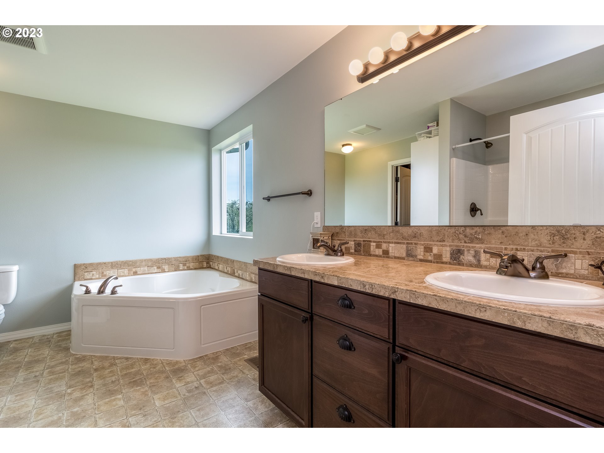 52794 Appleton Road Milton Freewater, OR 97862 - Photo 14 of 35 a bathroom with a sink and a mirror