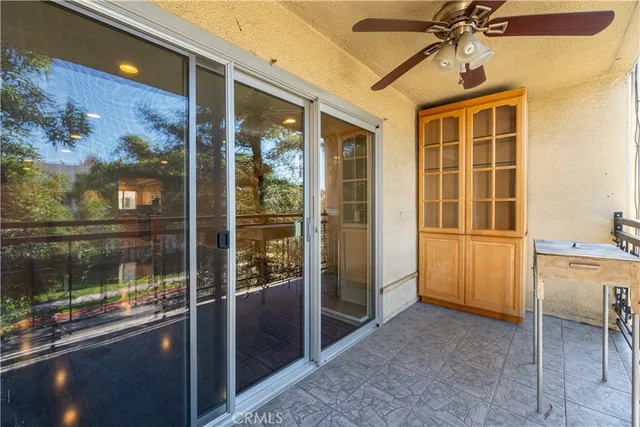 a view of a entryway with a dining room